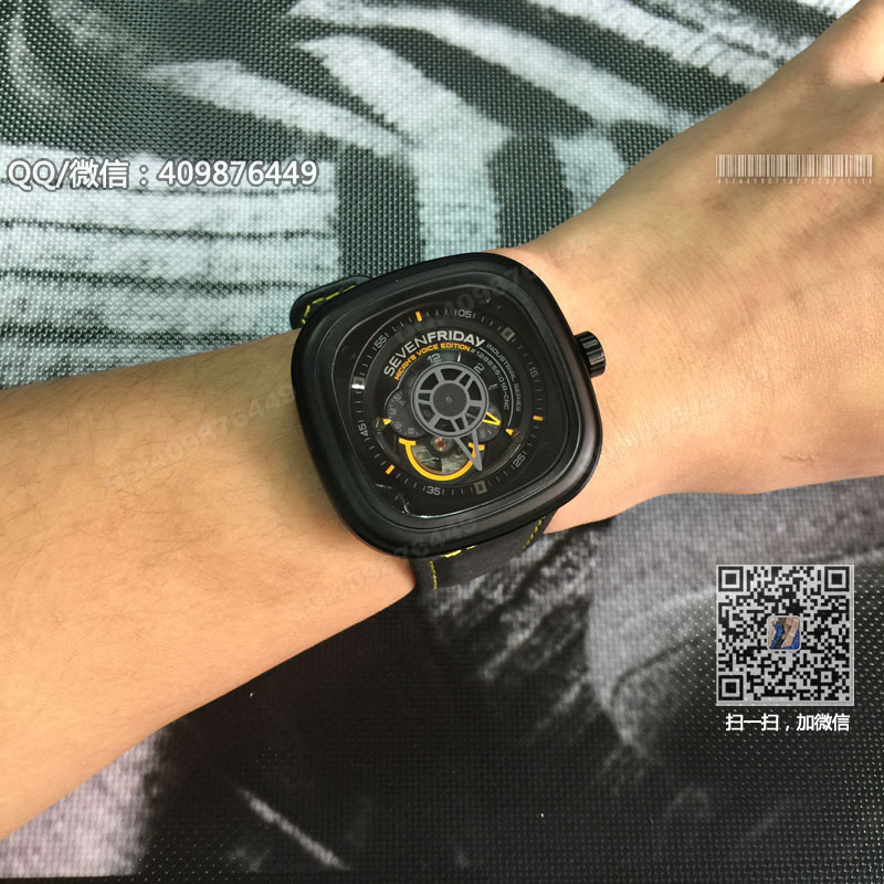 【一比一】七個星期五 SevenFriday MICAH'S VOICE PVD外殼 黑色面